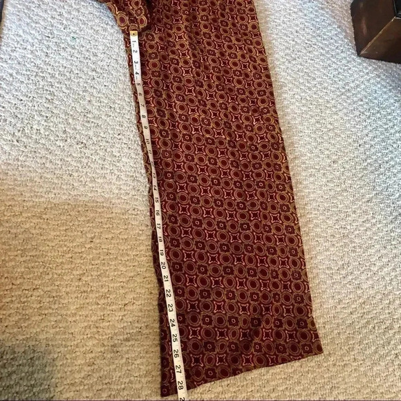 PASSPORT vintage boho brown wide leg trousers S/M - Picture 11 of 13